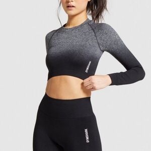 Gymshark Ombre 2 Piece Set Crop Top And Leggings